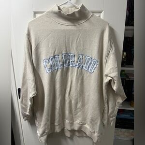 Aerie mock neck oversized sweatshirt